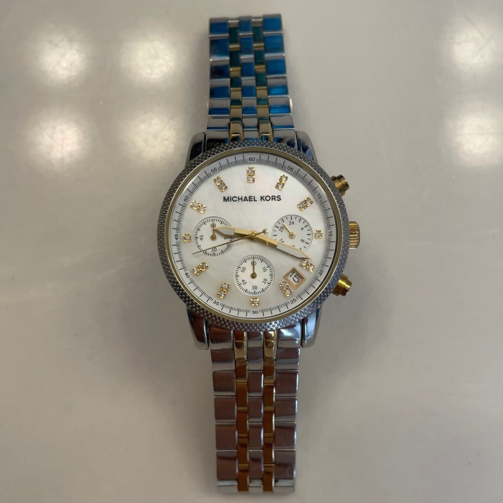 Michael Kors ladies two toned watch